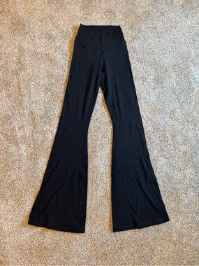 aerie Black Flare High-Waist Yoga Pants